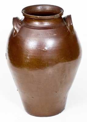 Ovoid Stoneware Jar Marked SWAINE, Robert and Thomas Swaine, England, 1825-43