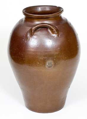 Ovoid Stoneware Jar Marked SWAINE, Robert and Thomas Swaine, England, 1825-43