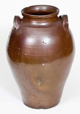 Ovoid Stoneware Jar Marked SWAINE, Robert and Thomas Swaine, England, 1825-43