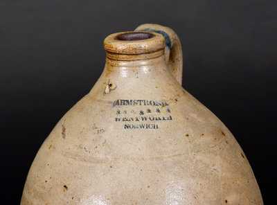 Lot of Two: Northeastern US Stoneware Vessels