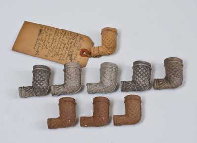 Extremely Rare and Important Stoneware Pipe Press, Point Pleasant, Ohio, 19th century