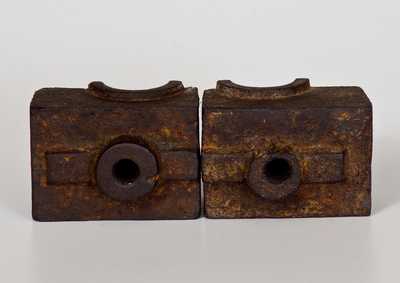 Extremely Rare and Important Stoneware Pipe Press, Point Pleasant, Ohio, 19th century