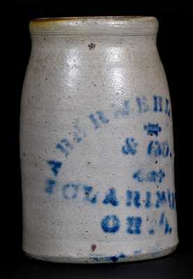 CLARINGTON, OHIO Stoneware Canning Jar