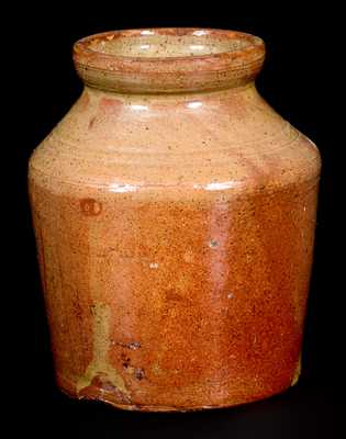 Small-Sized Maine Redware Jar