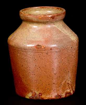 Small-Sized Maine Redware Jar