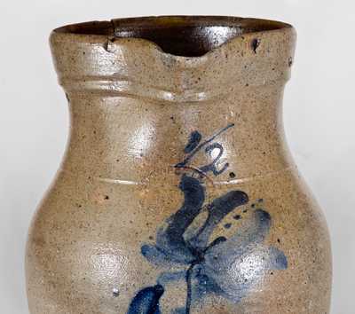 1/2 Gal. Stoneware Pitcher Stamped "UNION POTTERY / NEWARK, N.J. / J. ZIPF, PROP"R.,"