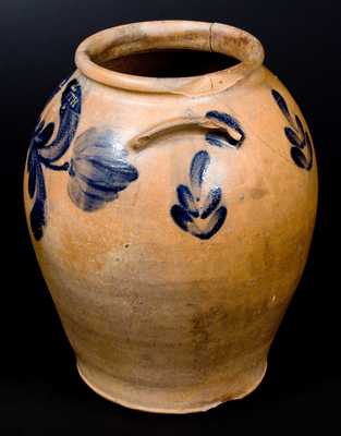 2 Gal. H. C. SMITH / ALEXA. / DC Stoneware Jar with Floral Decoration