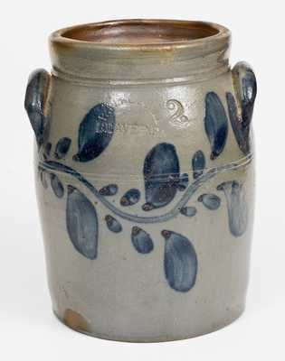 Two-Gallon R.W. RUSSELL / BEAVER. PA Stoneware Jar