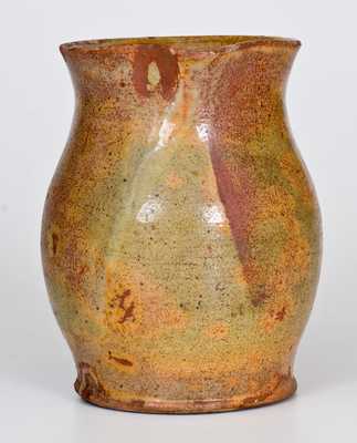 Rare New England Redware Pitcher