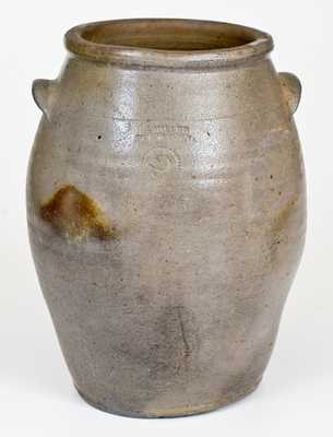 Rare 2 Gal. J. MILLER / WHEELING, Va. Stoneware Jar