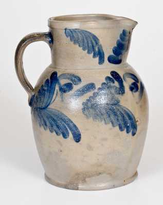 3/4 Gal. Baltimore Stoneware Pitcher with Floral Decoration