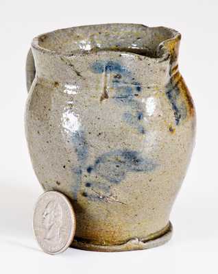 Fine Miniature Stoneware Pitcher, Mid-Atlantic origin, third quarter 19th century