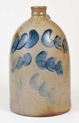 Cobalt-Decorated Western PA Stoneware Jug