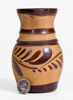 Small-Sized Tanware Pitcher, Western PA origin, circa 1885