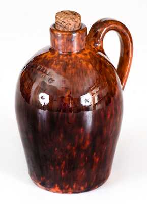 Fine Small-Sized John Bell / Waynesboro Redware Jug