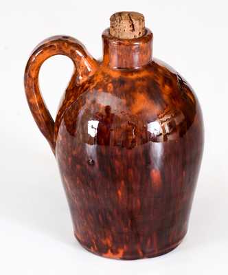 Fine Small-Sized John Bell / Waynesboro Redware Jug