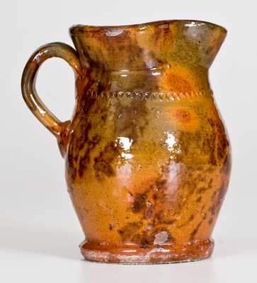 Att. Jacob Medinger, Limerick, PA Redware Pitcher and Cup
