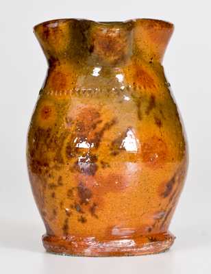 Att. Jacob Medinger, Limerick, PA Redware Pitcher and Cup