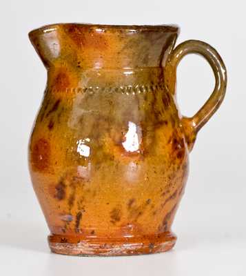 Att. Jacob Medinger, Limerick, PA Redware Pitcher and Cup