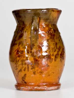 Att. Jacob Medinger, Limerick, PA Redware Pitcher and Cup