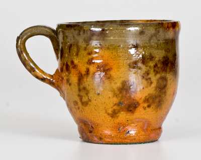 Att. Jacob Medinger, Limerick, PA Redware Pitcher and Cup