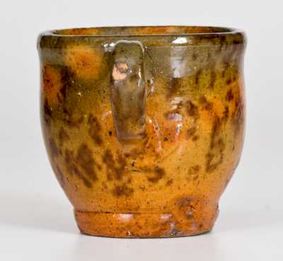 Att. Jacob Medinger, Limerick, PA Redware Pitcher and Cup