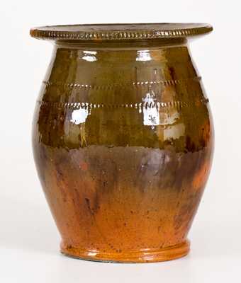 Att. Jacob Medinger, Limerick, Pennsylvania Redware Vase