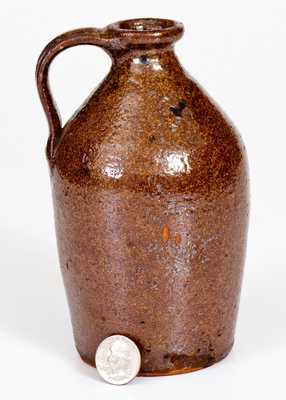 Small-Sized New England Redware Jug