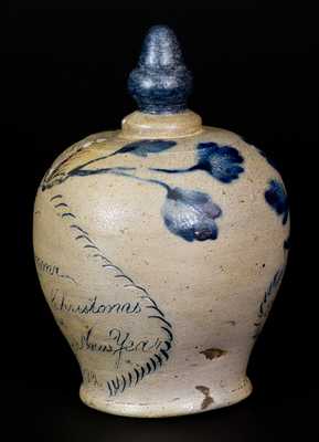 Fine Richard Remmey Philadelphia "A Merry Christmas and A Happy New Year" Bank