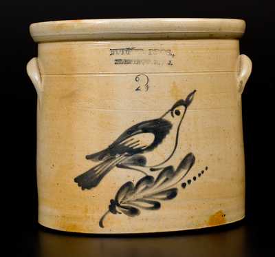 FULPER BROS., / FLEMINGTON, N.J. Stoneware Bird Crock