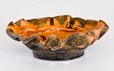 GEO. E. OHR / BILOXI, MISS (George Ohr) Pottery Dish