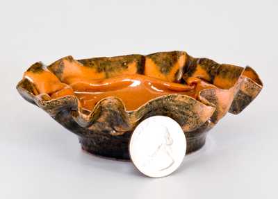 GEO. E. OHR / BILOXI, MISS (George Ohr) Pottery Dish