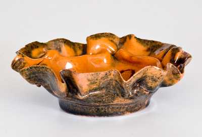 GEO. E. OHR / BILOXI, MISS (George Ohr) Pottery Dish
