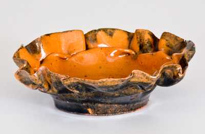 GEO. E. OHR / BILOXI, MISS (George Ohr) Pottery Dish