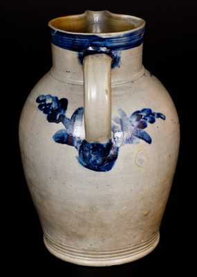 Very Rare and Important Henry Remmey, Baltimore, Incised Bird Pitcher