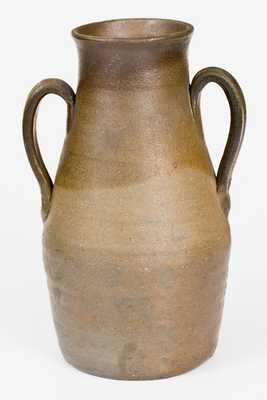 Tennessee Stoneware Vase with Brown Slip Decoration