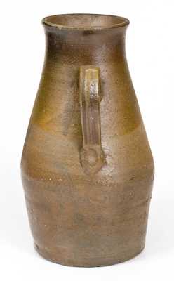 Tennessee Stoneware Vase with Brown Slip Decoration