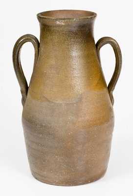 Tennessee Stoneware Vase with Brown Slip Decoration