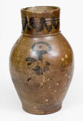 One-Gallon Connecticut Stoneware Pitcher, circa 1820