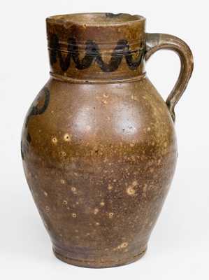 One-Gallon Connecticut Stoneware Pitcher, circa 1820