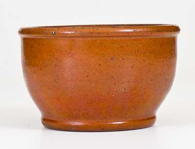 Unusual JOHN BELL (Waynesboro, PA) Redware Footed Bowl