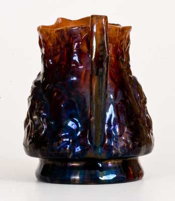 Rare JOHN BELL / WAYNESBORO, PA Redware Hunt Scene Pitcher