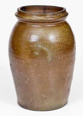 T.R WADDELL, Alleghany County, VA Ovoid Stoneware Jar