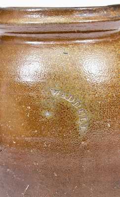 T.R WADDELL, Alleghany County, VA Ovoid Stoneware Jar