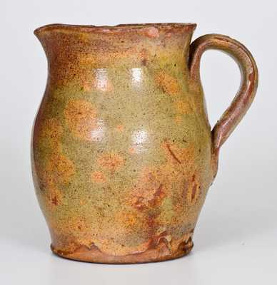 Rare New England Redware Pitcher