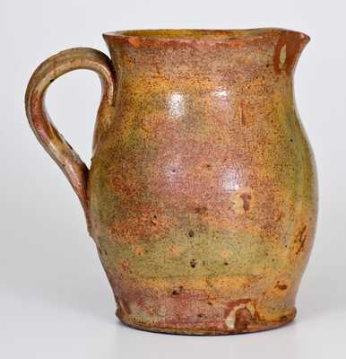 Rare New England Redware Pitcher