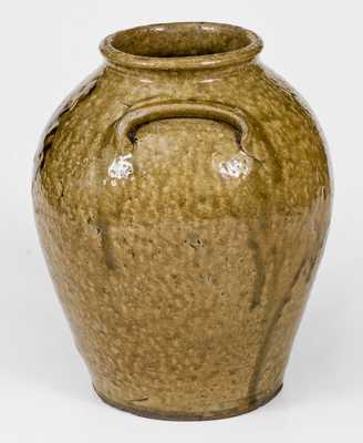 Fine 2 Gal. Early Edgefield, SC Stoneware Jar with Slip 