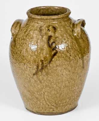 Fine 2 Gal. Early Edgefield, SC Stoneware Jar with Slip 