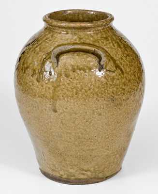Fine 2 Gal. Early Edgefield, SC Stoneware Jar with Slip 