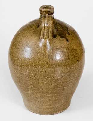 Rare 2 Gal. JCM Stoneware Jug, related to Daniel Seagle, Catawba Valley, NC, c1840